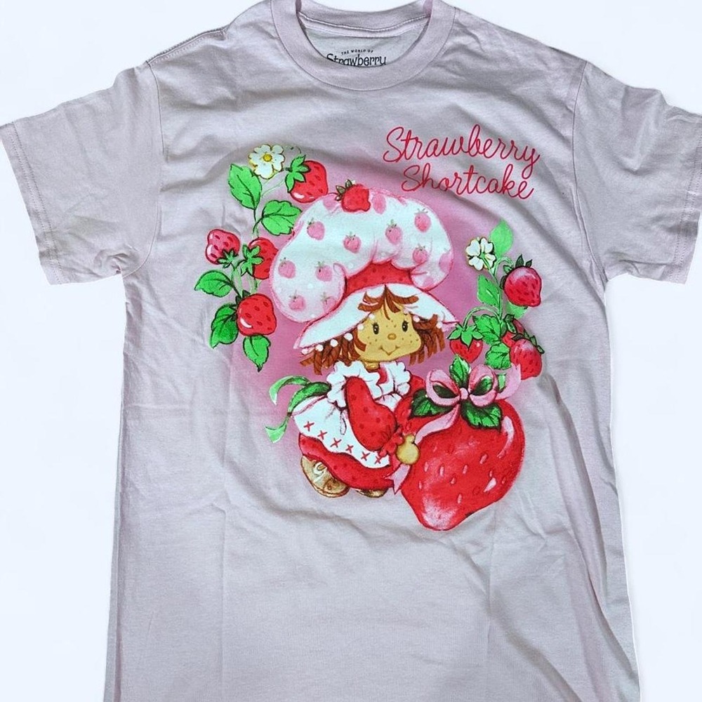Strawberry Shortcake Pink Graphic T-Shirt Small You Are Berry Special